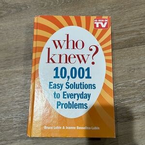 As seen on TV - who knew? 10,001 easy solutions to everyday problems book